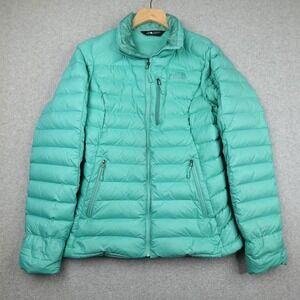 The North Face 800 Goose Down Puffer Jacket Womens XS Teal Green Outdoor Hike